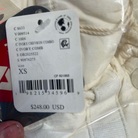 Free People Movement x Hatch Pippa Chevron Printed Puffer Jacket NWT XS - Picture 5 of 7